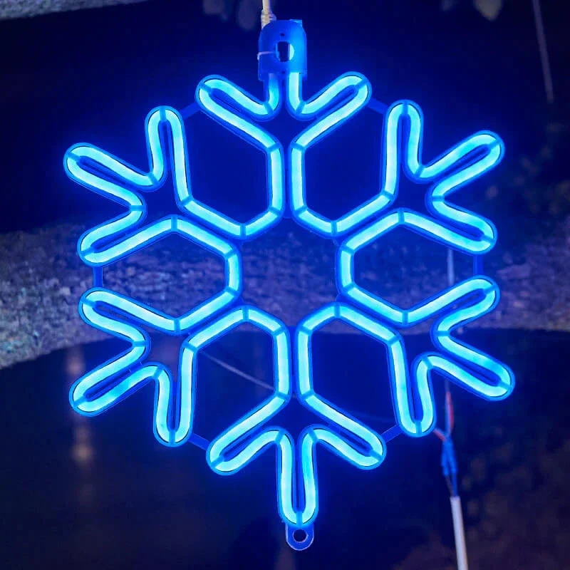 Vedenpitävät LED-lumihiutalevalot Talvikoristeisiin - Image 6