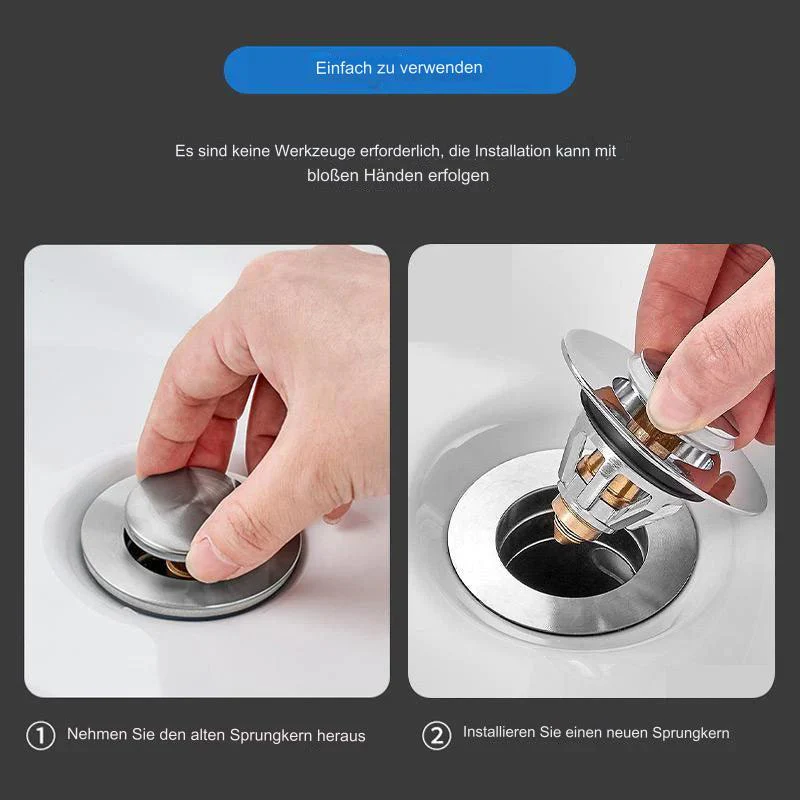 Viemärisuodatin Pesualtaaseen ja Kylpyammeeseen Universaali Muotoilu - Image 6