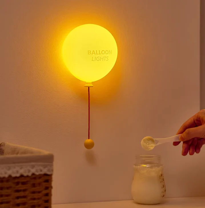 Yölamppu Pehmeä Glow Ilmapallo Minimalistinen Muotoilu - Image 3